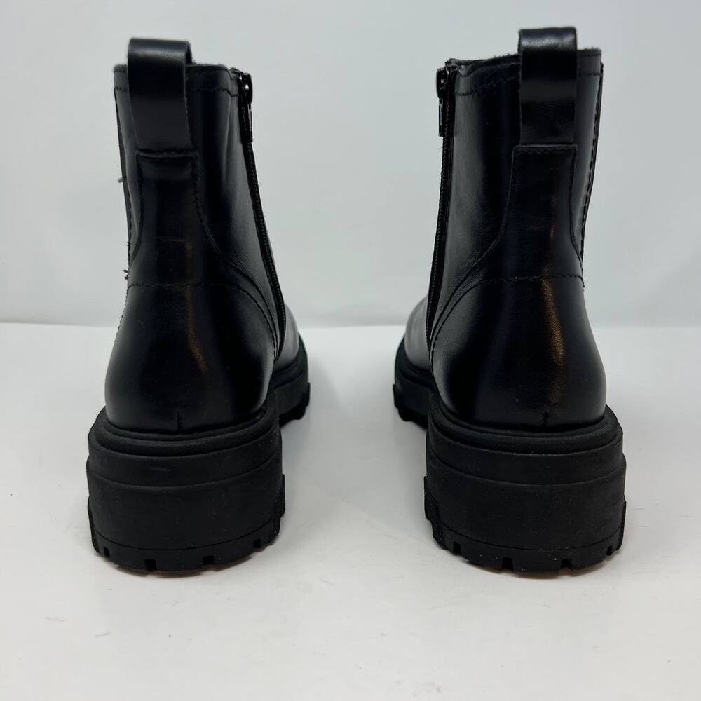 House of Harlow Women's Leather Righteous Chelsea Boots Size 8 Chunky - Picture 5 of 11